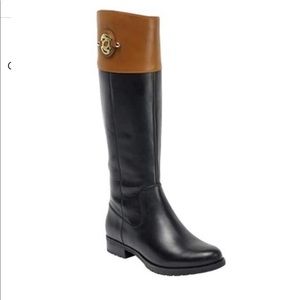 Rockport Tristina Crest Cognac Black Riding Boot